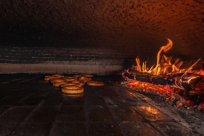 Green Lantern Pizza stone oven baking fresh pizzas